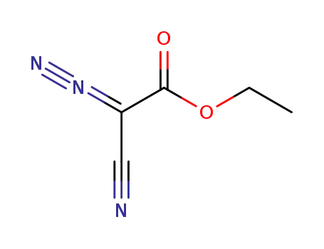 Molecular Structure of 65950-84-7 (Acetic acid, cyanodiazo-, ethyl ester)