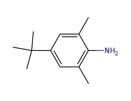 Molecular Structure of 42014-60-8 (4-(TERT-BUTYL)-2,6-DIMETHYLANILINE)