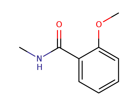 Molecular Structure of 3400-35-9 (2-Methoxy-N-methylbenzamide)