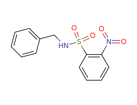 Molecular Structure of 42060-32-2 (N-benzyl-2-nitrobenzenesulfonamide)