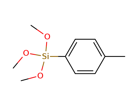 Molecular Structure of 17873-01-7 (P-TOLYLTRIMETHOXYSILANE)