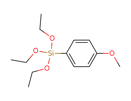 Molecular Structure of 21130-91-6 (TRIETHOXY(4-METHOXYPHENYL)SILANE  97)