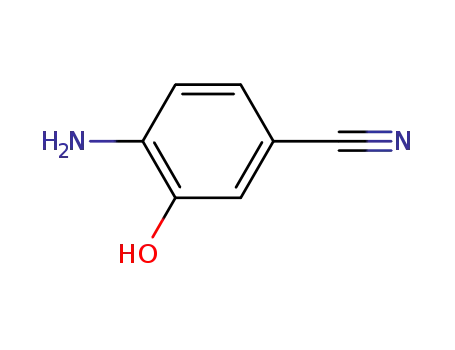 Molecular Structure of 55586-26-0 (4-Amino-3-hydroxy-benzonitrile)