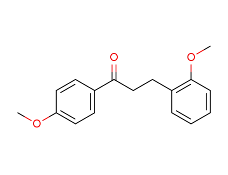 Molecular Structure of 109089-84-1 (4'-METHOXY-3-(2-METHOXYPHENYL)PROPIOPHENONE)