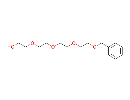 Molecular Structure of 86259-87-2 (2-[2-[2-[2-(BENZYLOXY)ETHOXY]ETHOXY]ETHOXY]ETHANOL)