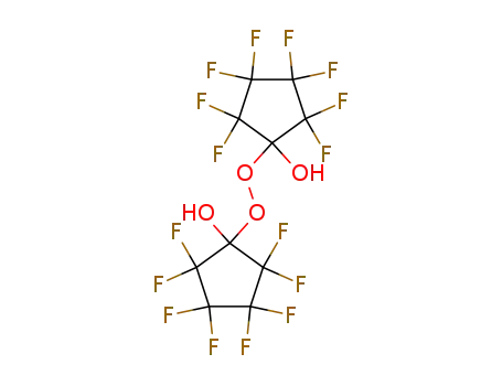 Molecular Structure of 106813-72-3 (Cyclopentanol, 1,1'-dioxybis[2,2,3,3,4,4,5,5-octafluoro-)