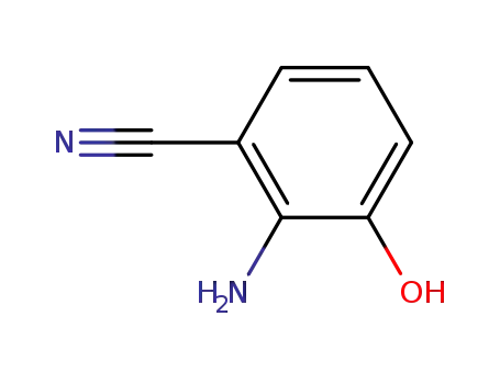 Molecular Structure of 211172-52-0 (Benzonitrile, 2-amino-3-hydroxy-)