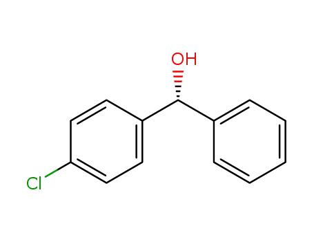 Molecular Structure of 123535-85-3 ((R)-4-Chlorophenyl benzenemethanol)