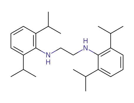 Molecular Structure of 134030-22-1 (N,N-Bis(2,6-diisopropylphenyl)ethylenediamine)