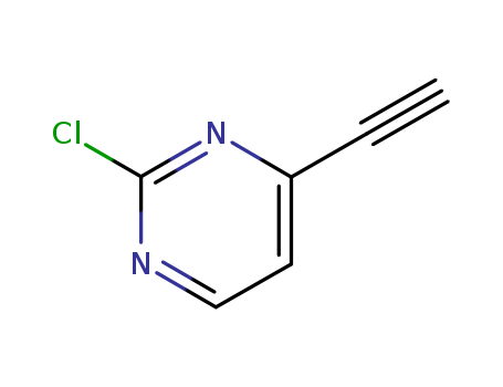 Pyrimidine, 2-chloro-4-ethynyl- (9CI)
