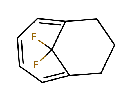 Molecular Structure of 136630-14-3 (Bicyclo[4.3.1]deca-1,3,5-triene, 10,10-difluoro-)