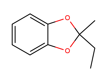 Molecular Structure of 14049-41-3 (1,3-Benzodioxole, 2-ethyl-2-methyl-)