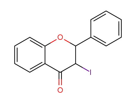 4H-1-Benzopyran-4-one, 2,3-dihydro-3-iodo-2-phenyl-