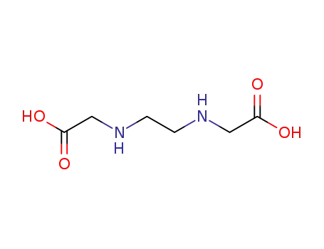 Molecular Structure of 5657-17-0 (Ethylenediamine-N,N'-diacetic acid)