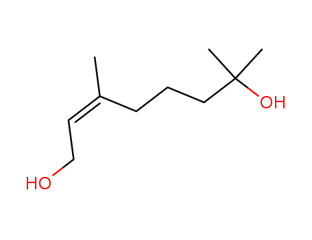 Molecular Structure of 57745-83-2 (2-Octene-1,7-diol, 3,7-dimethyl-, (2Z)-)