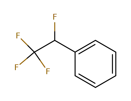Molecular Structure of 56424-23-8 (1-Phenyl-1,2,2,2-tetrafluoroethane, (1,2,2,2-Tetrafluoroethyl)benzene)