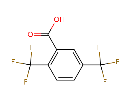 Molecular Structure of 42580-42-7 (2,5-Bis(trifluoromethyl)benzoic acid)
