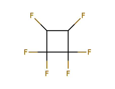 Molecular Structure of 377-95-7 (Cyclobutane, 1,1,2,2,3,4-hexafluoro-)