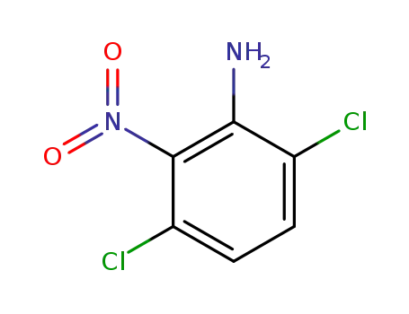 Molecular Structure of 15944-74-8 (Benzenamine, 3,6-dichloro-2-nitro-)