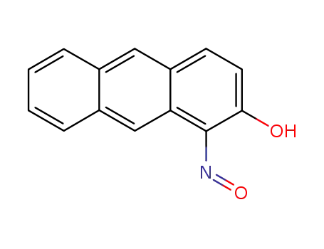 Molecular Structure of 73060-09-0 (2-Anthracenol, 1-nitroso-)