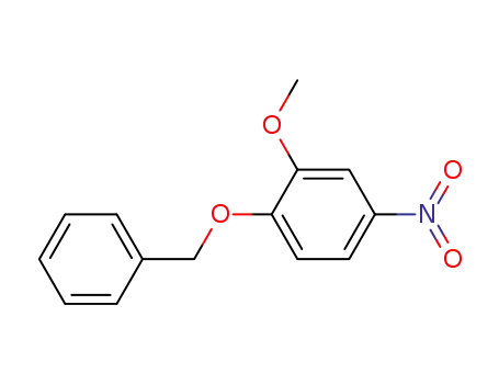 Benzene, 2-methoxy-4-nitro-1-(phenylmethoxy)-