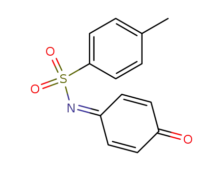 Molecular Structure of 37051-70-0 (Benzenesulfonamide, 4-methyl-N-(4-oxo-2,5-cyclohexadien-1-ylidene)-)