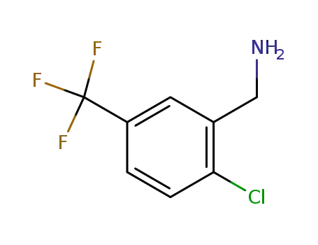 Molecular Structure of 15996-78-8 (2-CHLORO-5-TRIFLUOROMETHYLBENZYL CHLORIDE)