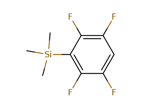 Molecular Structure of 20083-07-2 (trimethyl(2,3,5,6-tetrafluorophenyl)silane)