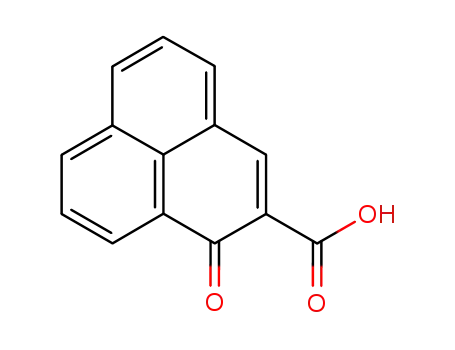 Molecular Structure of 7090-52-0 (1H-Phenalene-2-carboxylic acid, 1-oxo-)