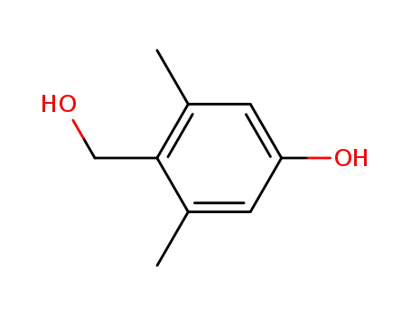 Molecular Structure of 28636-93-3 (4-HYDROXY-2,6-DIMETHYL-BENZENEMETHANOL)