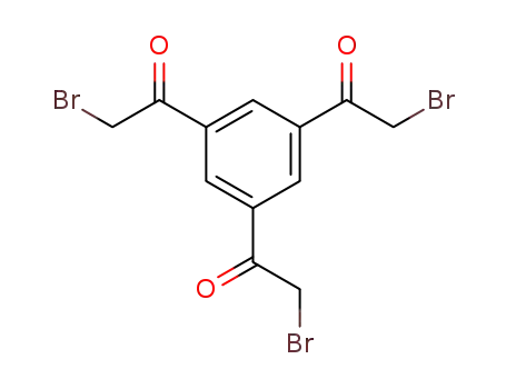 Molecular Structure of 38460-56-9 (Ethanone, 1,1',1''-(1,3,5-benzenetriyl)tris[2-bromo-)