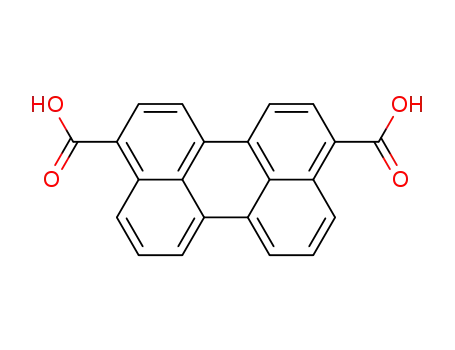 Molecular Structure of 113659-72-6 (3,10-Perylenedicarboxylic acid)