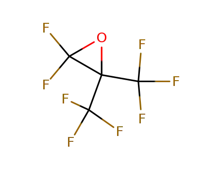 Molecular Structure of 707-13-1 (2,2-DIFLUORO-3,3-BIS(TRIFLUOROMETHYL)OXIRANE)