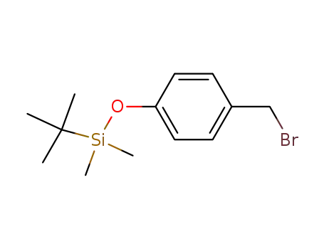 Molecular Structure of 120506-39-0 (Silane, [4-(bromomethyl)phenoxy](1,1-dimethylethyl)dimethyl-)
