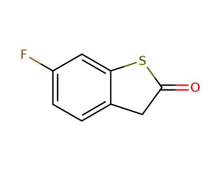 Molecular Structure of 70931-82-7 (Benzo[b]thiophen-2(3H)-one, 6-fluoro-)