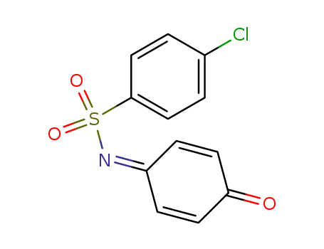 Molecular Structure of 38250-73-6 (Benzenesulfonamide, 4-chloro-N-(4-oxo-2,5-cyclohexadien-1-ylidene)-)