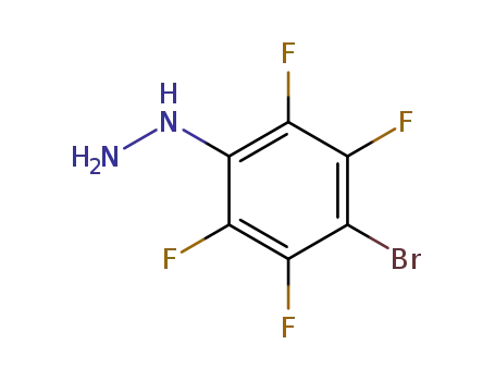Molecular Structure of 2797-79-7 (4-BROMOTETRAFLUOROPHENYLHYDRAZINE)