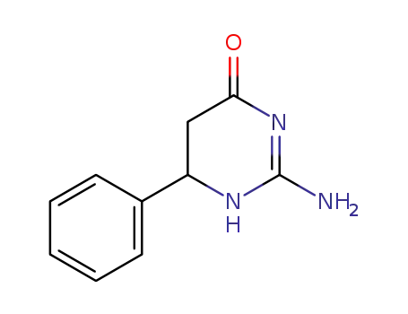 Molecular Structure of 6340-72-3 (2-amino-6-phenyl-5,6-dihydropyrimidin-4(3H)-one)