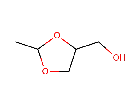 Molecular Structure of 3773-93-1 (2-methyl-1,3-dioxolane-4-methanol)