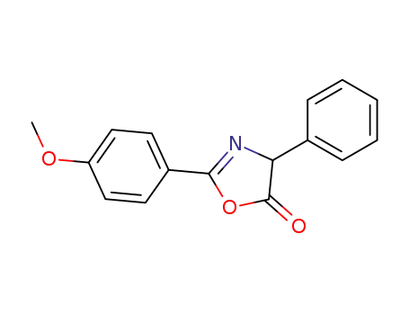5(4H)-Oxazolone, 2-(4-methoxyphenyl)-4-phenyl-