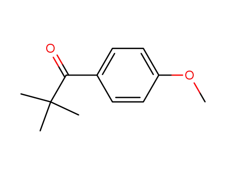 Molecular Structure of 2040-26-8 (1-(4-methoxyphenyl)-2,2-dimethyl-propan-1-one)