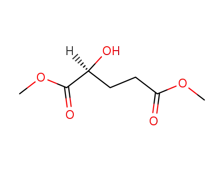 Molecular Structure of 55094-97-8 (Pentanedioic acid, 2-hydroxy-, dimethyl ester, (2S)-)