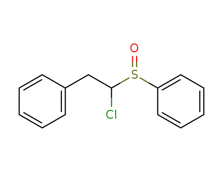 Benzene, [(1-chloro-2-phenylethyl)sulfinyl]-