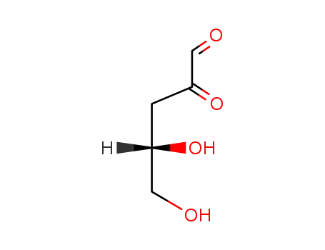 Molecular Structure of 6815-38-9 (3-deoxy-glycero-pentos-2-ulose)