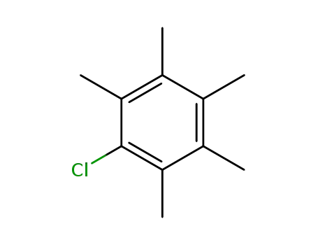 Molecular Structure of 5153-39-9 (1-Chloro-2,3,4,5,6-pentamethylbenzene)