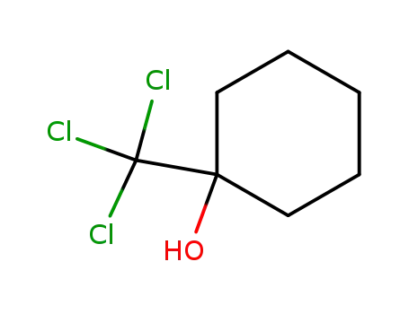 Molecular Structure of 3508-84-7 (1-(trichloromethyl)cyclohexan-1-ol)