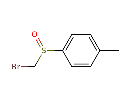 Molecular Structure of 26910-35-0 (Benzene, 1-[(bromomethyl)sulfinyl]-4-methyl-)