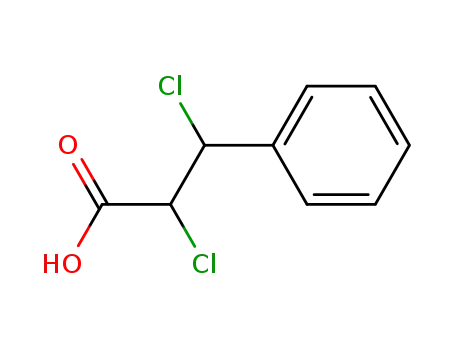 Benzenepropanoic acid, a,b-dichloro- cas  35115-76-5
