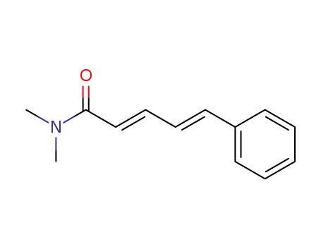 Molecular Structure of 21497-23-4 (2,4-Pentadienamide, N,N-dimethyl-5-phenyl-, (E,E)-)