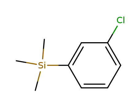 Molecular Structure of 4405-42-9 (1-(TRIMETHYLSILYL)-3-CHLOROBENZENE)
